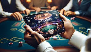 Antarmuka permainan slot pada layar smartphone